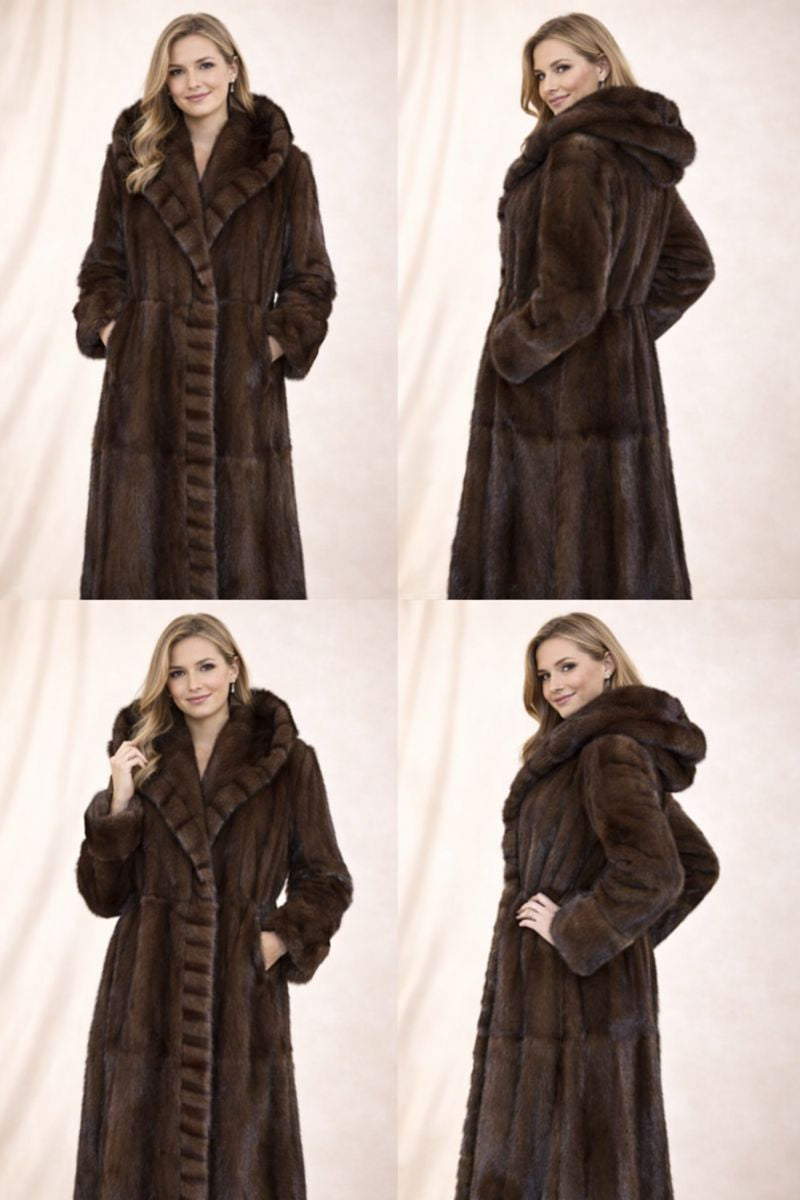 Pelliccia visone femmina